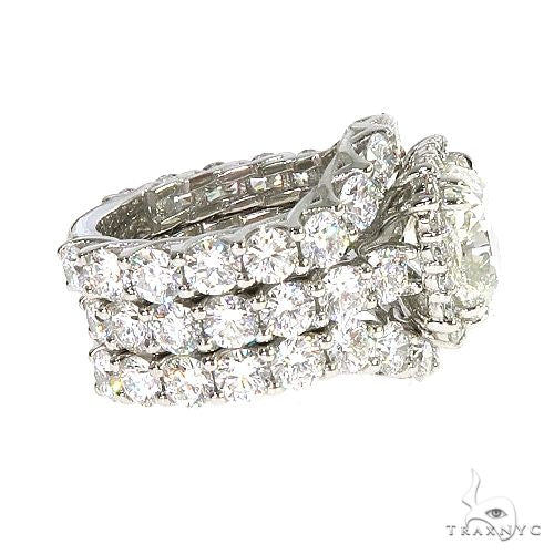 Custom Made Platinum Engagement Set Diamond Ring 67088 - Image 4