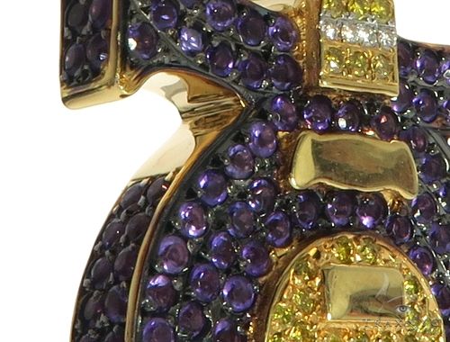 Custom Made Prince Guitar Pendant 63456 - Image 5