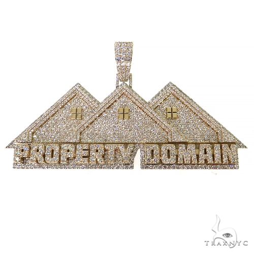 Custom Made Property Management Diamond Pendant 68358 - Image 1