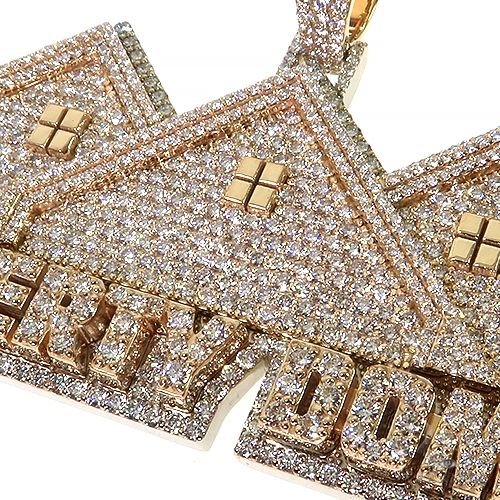 Custom Made Property Management Diamond Pendant 68358 - Image 3