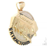 Custom Made Pure Gold Extractions Pendant 65421 - Image 2