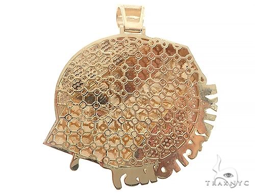 14K Gold Custom Made Pure Gold Extractions Pendant, photo 3 of 8
