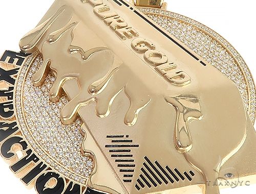 Custom Made Pure Gold Extractions Pendant 65421 - Image 4