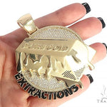 Custom Made Pure Gold Extractions Pendant 65421 - Image 6