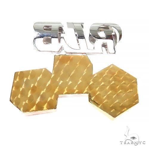 Custom Made R.L.B. 3 Block Diamond Pendant 67470 - Image 4