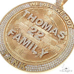 Custom Made Round Diamond Pendant 67197 - Image 3