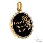 Custom Made Round Diamond Pendant 67626 - Image 2