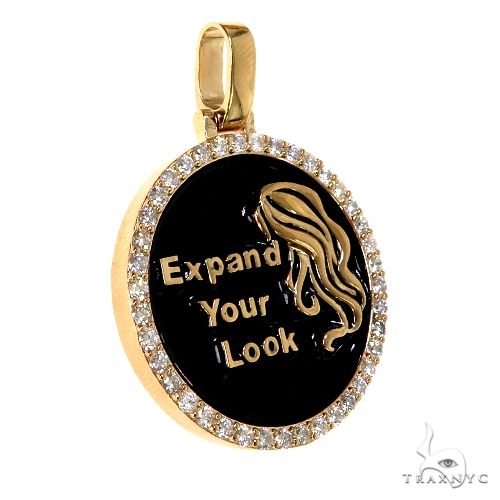 Custom Made Round Diamond Pendant 67626 - Image 2