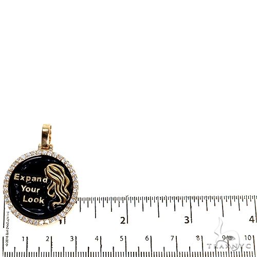 Custom Made Round Diamond Pendant 67626 - Image 5