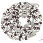 Custom Made Ruby Diamond Chain 65612 - Image 3