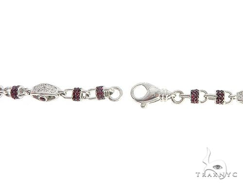 Custom Made Ruby Diamond Chain 65612 - Image 5