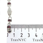 Custom Made Ruby Diamond Chain 65612 - Image 6