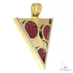 Custom Made Ruby Pizza Logo Pendant 68227 - Image 2