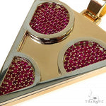 Custom Made Ruby Pizza Logo Pendant 68227 - Image 3