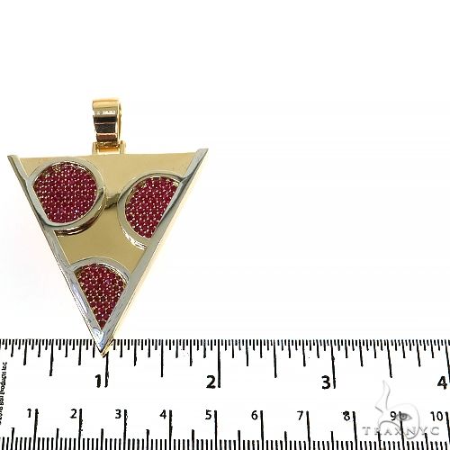 Custom Made Ruby Pizza Logo Pendant 68227 - Image 5