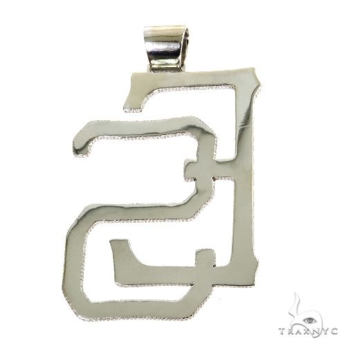 Custom Made 'SD' Diamond Pendant 67835 - Image 4