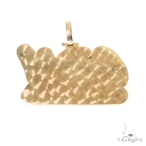 Custom Made 'SDM' Red Sapphire Diamond Pendant 67184 - Image 4