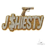 Custom Made Diamond Name Pendant 67674 - Image 1