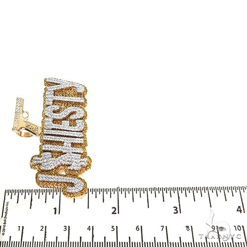 Custom Made Diamond Name Pendant 67674 - Image 6