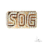 Custom Made 'SOG' Diamond Pinky Ring 67071 - Image 2