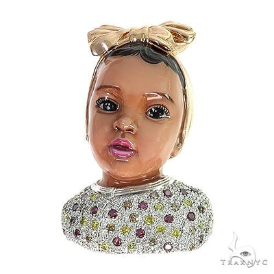 Custom Made Safire Baby Pendant 66846 - Image 1