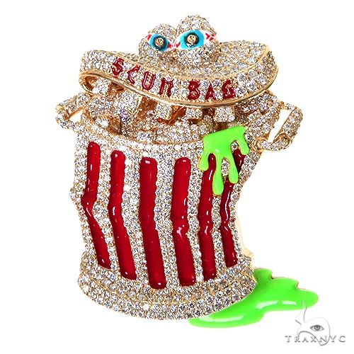 Custom Made Scum Bag Diamond Pendant 67587 - Image 1