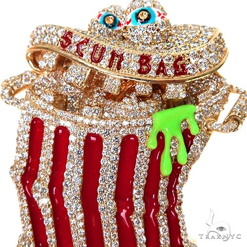 Custom Made Scum Bag Diamond Pendant 67587 - Image 3