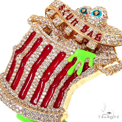 Custom Made Scum Bag Diamond Pendant 67587 - Image 4
