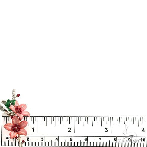 Custom Made Silver Cherry Blossom Pendant 66540 - Image 5