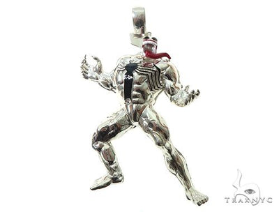 Custom Made Silver Venom Pendant 65789 - Image 1