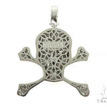 Custom Made Diamond Skull Pendant 66258 - Image 3