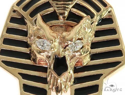 Custom Made Skull Pharaoh Pendant 66303 - Image 4