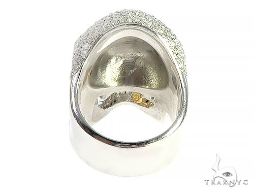 Custom Made Skull Ring With Cigar 65668 - Image 5