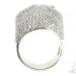 Custom Made Skull Ring With Cigar 65668 - Image 6