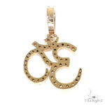 Custom Made Small OM Diamond Pendant 67464 - Image 4