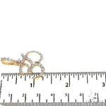 Custom Made Small OM Diamond Pendant 67464 - Image 6