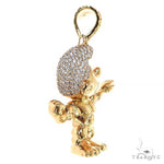 Custom Made Smurf Diamond Pendant 68781 - Image 2