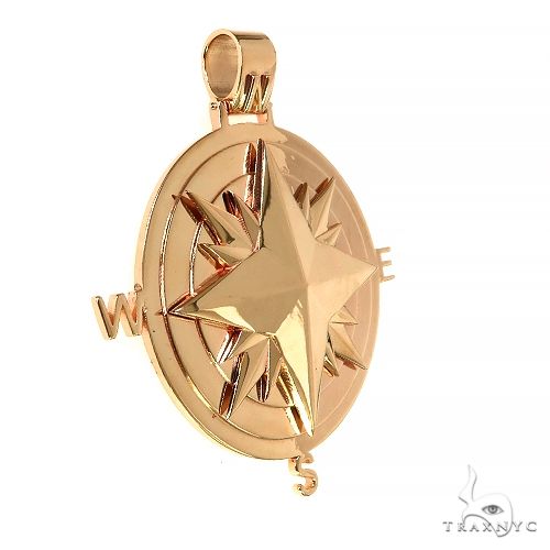 Custom Made Solid Compas Pendant 67980 - Image 2