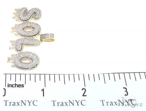 14K Gold Custom Made Solo Pendant, photo 7 of 7