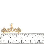 Custom Made Spades 'ZAK' Diamond Name Pendant 67873 - Image 5