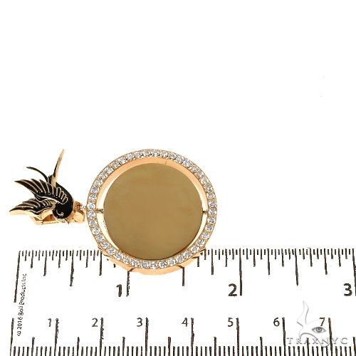 14K Gold Custom Made Spinning Photo Pendant, photo 7 of 7