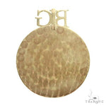 Custom Made Spinning Round Diamond Pendant 66837 - Image 4