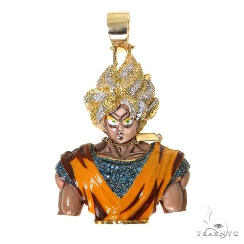 Custom Made Super Saiyan Goku Pendant 67676 - Image 1