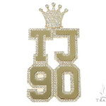 Custom Made TJ90 Diamond Crown Pendant 66311 - Image 1
