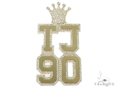 Custom Made TJ90 Diamond Crown Pendant 66311 - Image 1