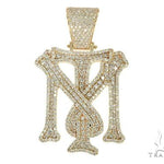 Custom Made 'TM' Large Diamond Pendant 66084 - Image 1