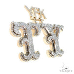 Custom Made 'TY' Diamond Pendant 66765 - Image 2