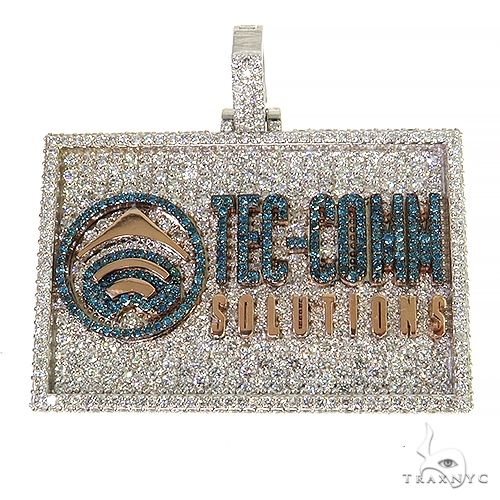 Custom Made Tec-Comm Diamond Pendant 68229 - Image 1