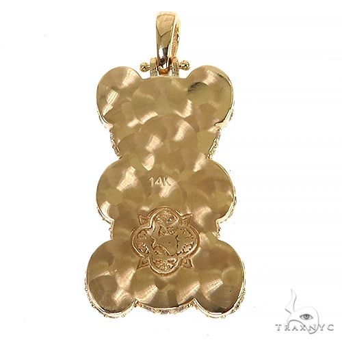 Custom Made Teddy Bear Diamond Pendant 68097 | TraxNYC