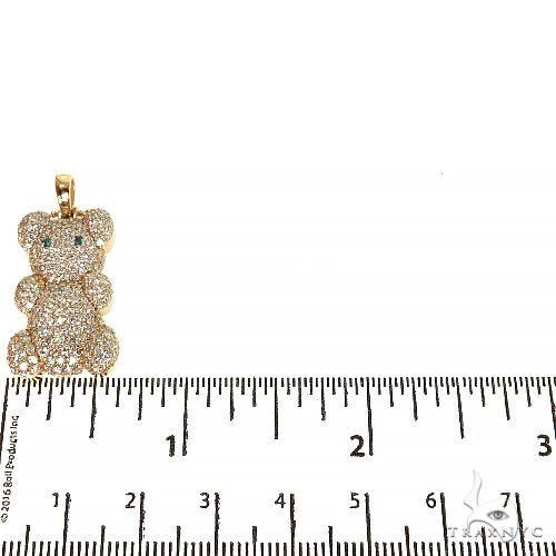 Custom Made Teddy Bear Diamond Pendant 68097 - Image 5